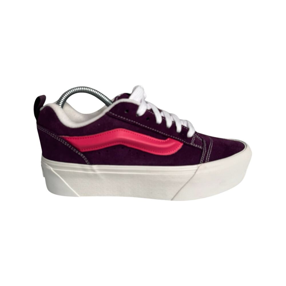 Vans Knu Stack Platform Sneakers Lollipop Purple Chunky Shoes Womens 9